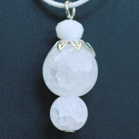 421052 - Подвеска ягодка из кварца сахарного